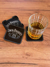Jack Daniels Glasbrikker/Coasters - 4 stk.