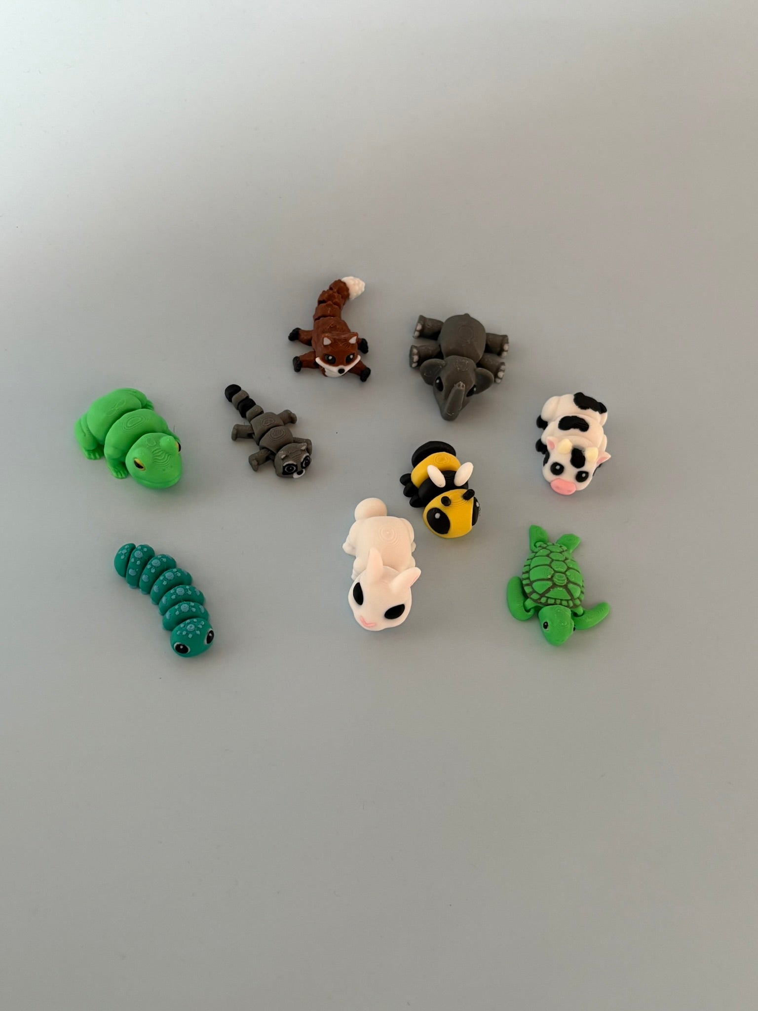 Mini Figurer - Søde 3D-printede miniature dyr til pynt eller leg– Danish3D