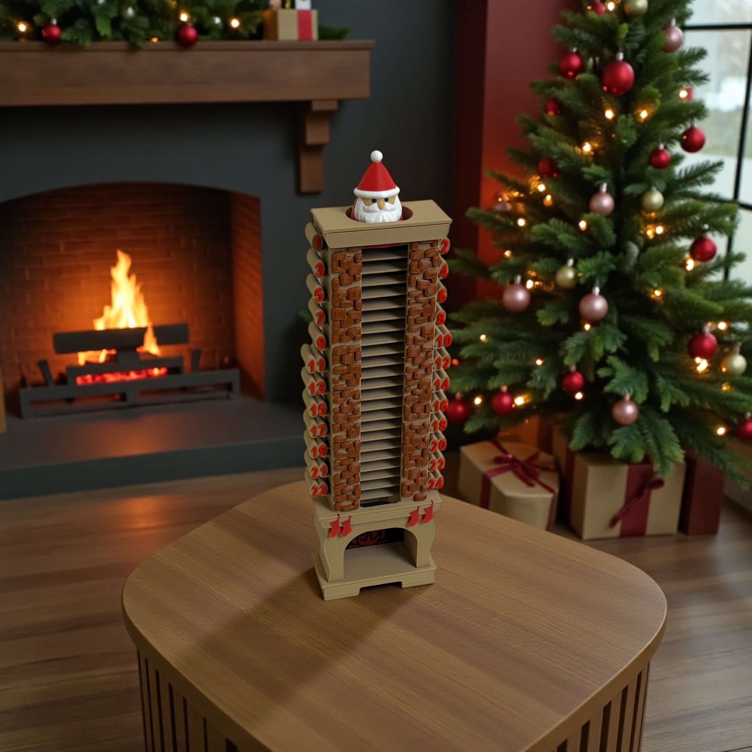 Julekalender - Julemand i skorsten