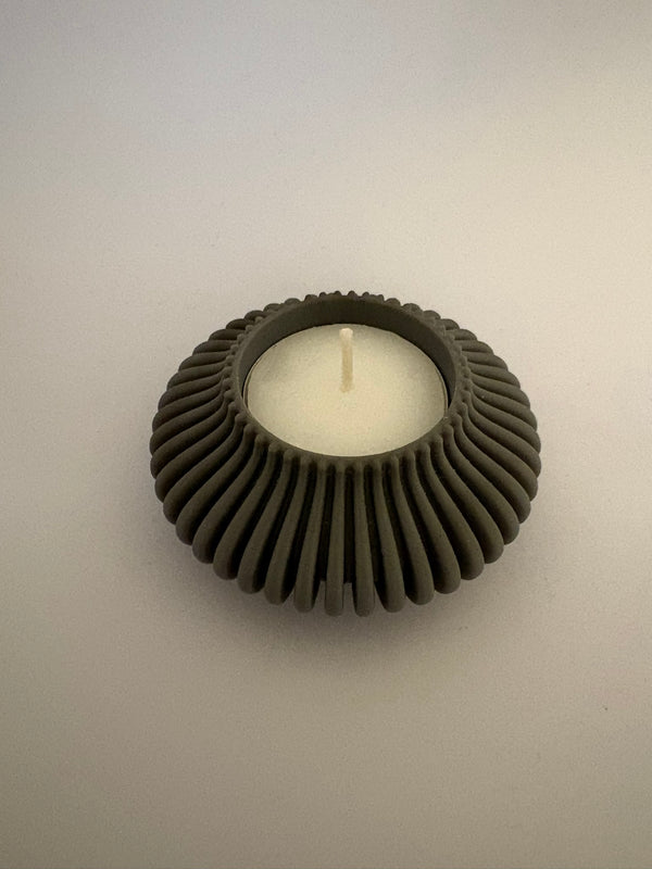 Sunshine Fyrfadsstage Grå