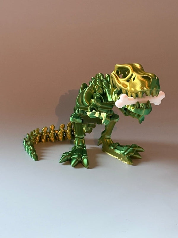 Skeleton T - Rex med kødben